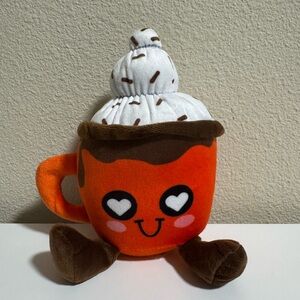 Cute Hot Chocolate valentines latte plush cup